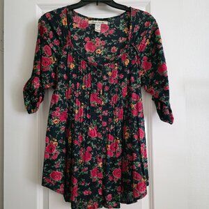 AMERICAN RAG COTTAGECORE/WHIMSICAL FLORAL BLOUSE